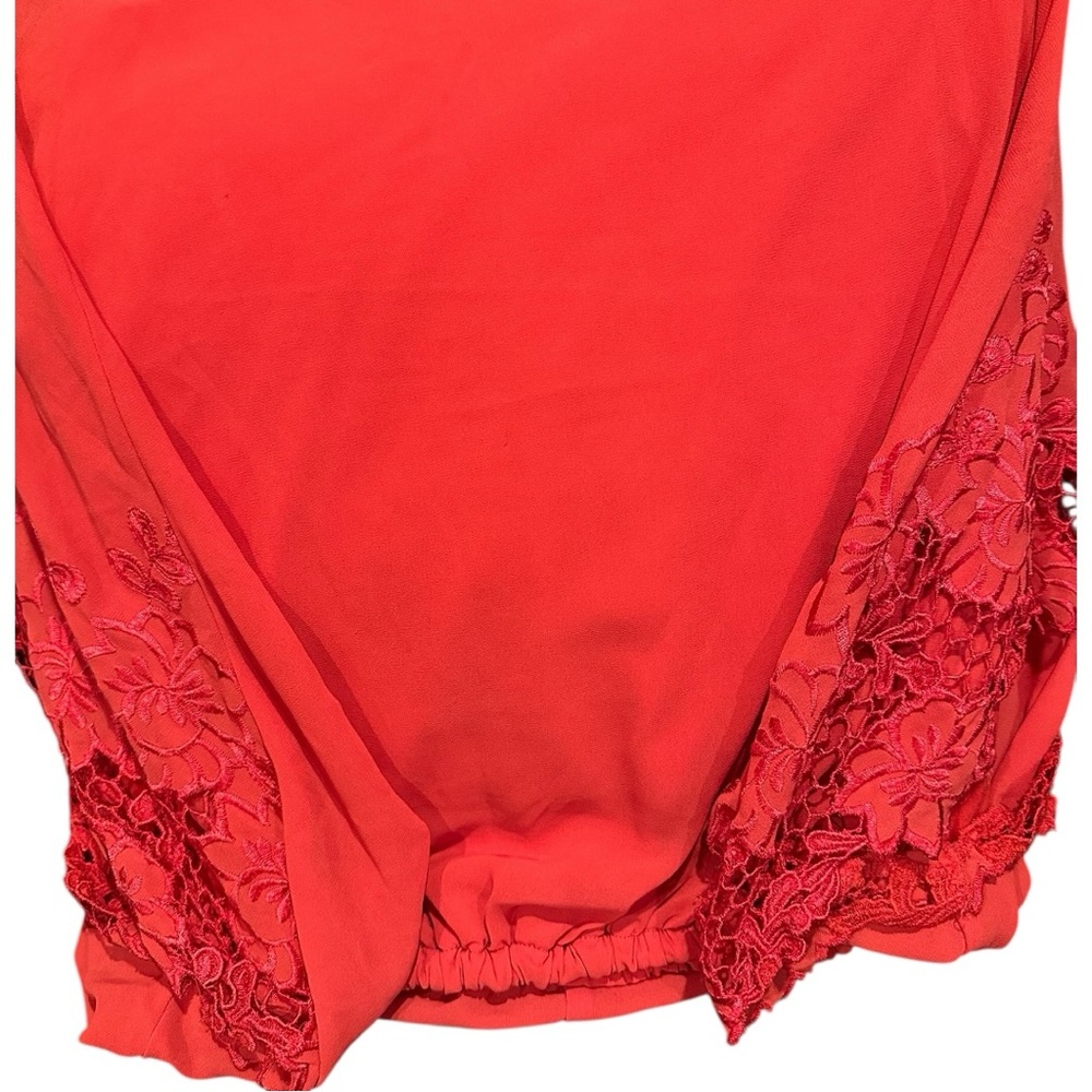 XOXO Scarlet Blouse with Elegant Lace Detail EUC - Picture 9 of 9